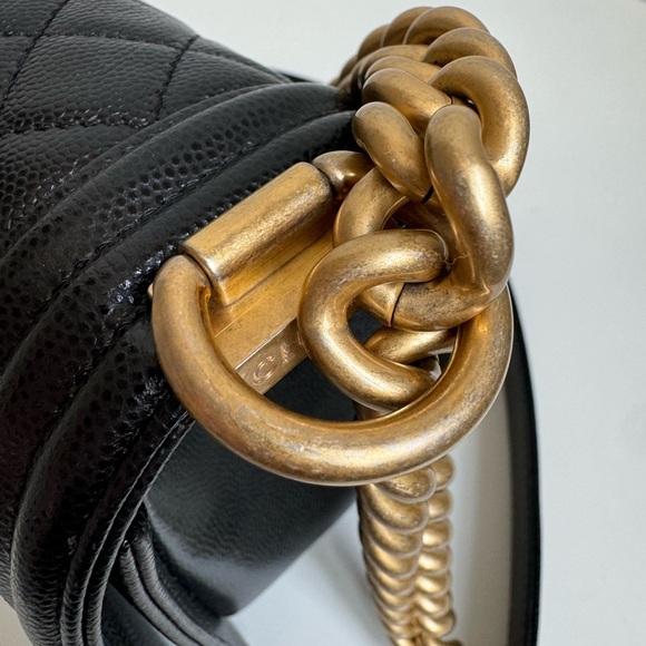 —SOLD— LEBOY OLD M FLAP BAG - Picture 12 of 16